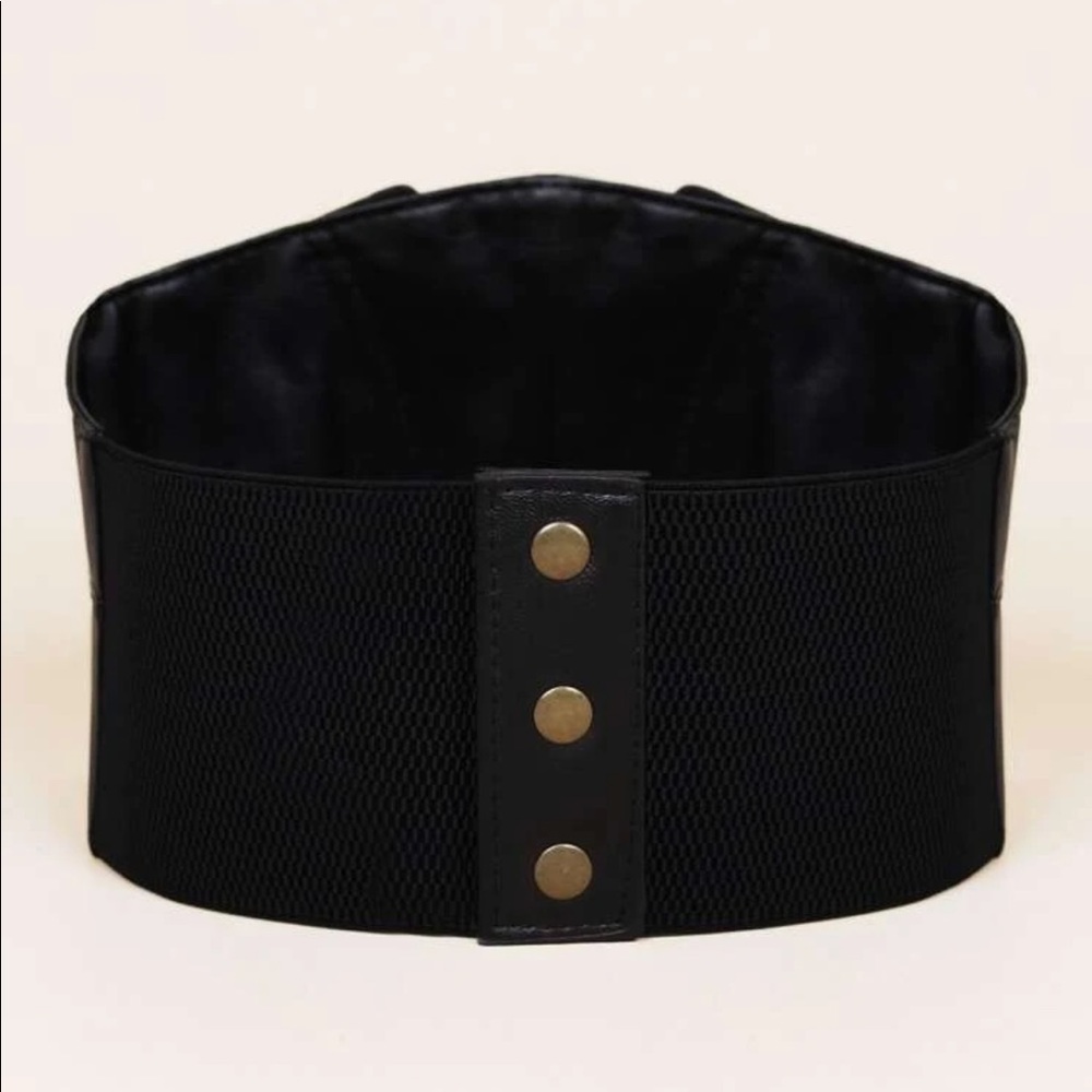 Black Corset Belt Steampunk New - Picture 6 of 14